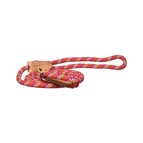 Hamilton - Laisse coulissante - 3/8&quot; x 72&quot;, Couleur: Confetti/Rouge