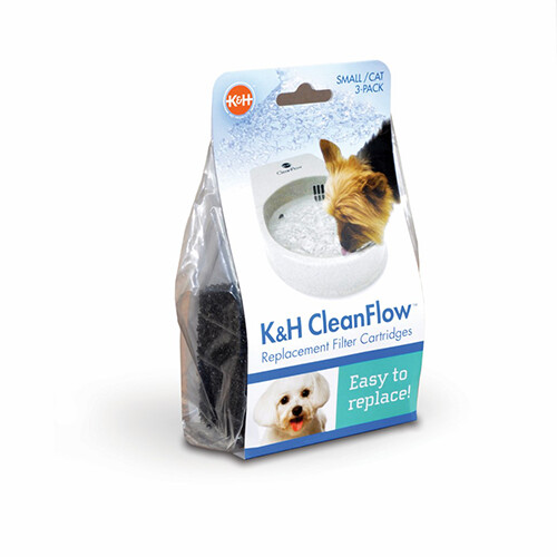 K&amp;H Filtres de remplacement CleanFlow - Paquet de 3, Taille: Petit