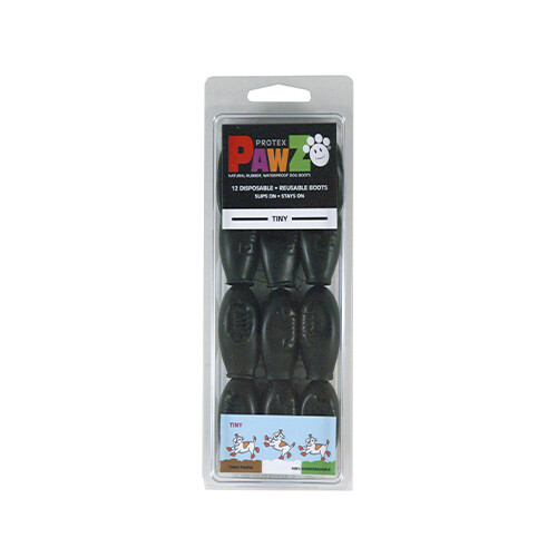 Pawz Bottes en caoutchouc - Paquet de 12, Pointure: Tiny