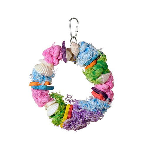 Prevue Hendryx Anneau suspendu en corde et coquillages