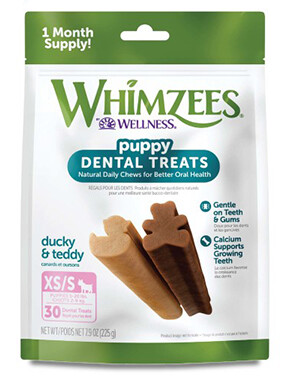 Whimzees bâtonnets dentaires pour chiots - Paquet de 30