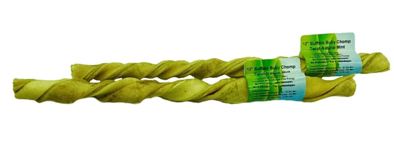 Nature&#39;s Own BULLY TWIST MENTHE 12&quot;