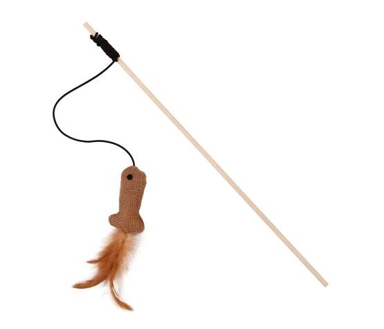 Bud'z - Jouet pour chat / Canne à pêche poisson