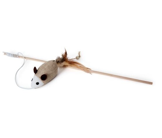 Bud'z - Jouet pour chat - Canne à pêche souris