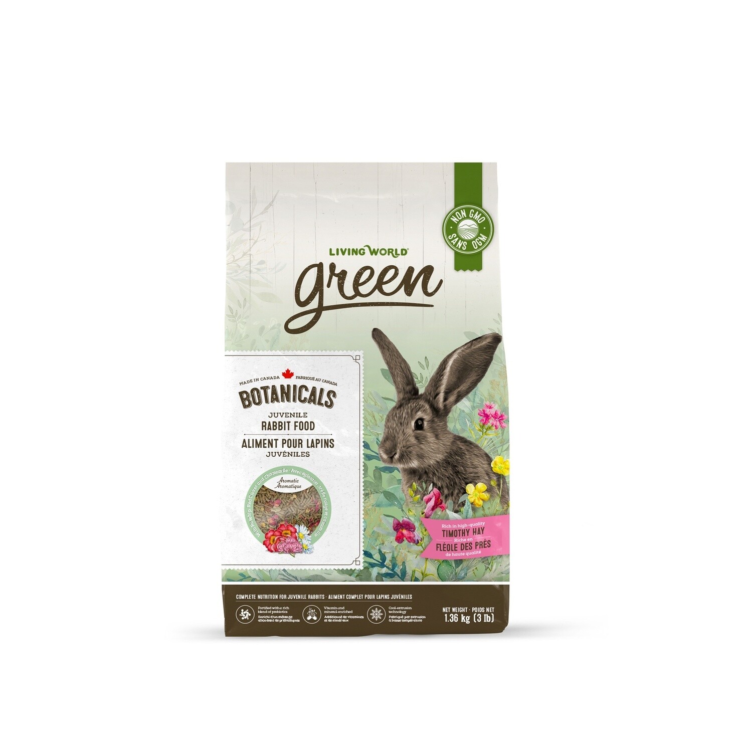 Living World Green Botanicals JEUNE LAPIN 1.3KG