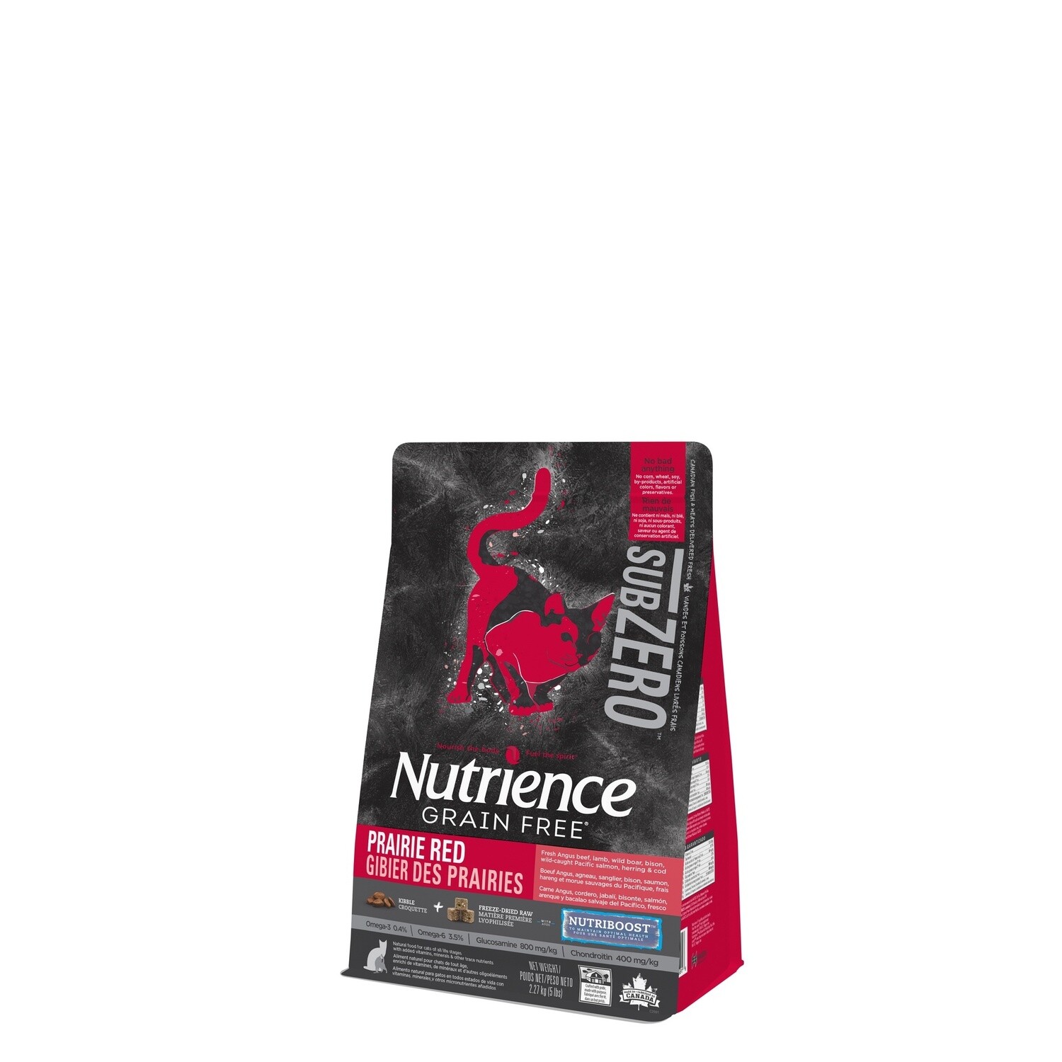 Nutrience Subzero - Chats tous stades de vie / Gibier des prairies, Format: 2.27 kg (5 lb)