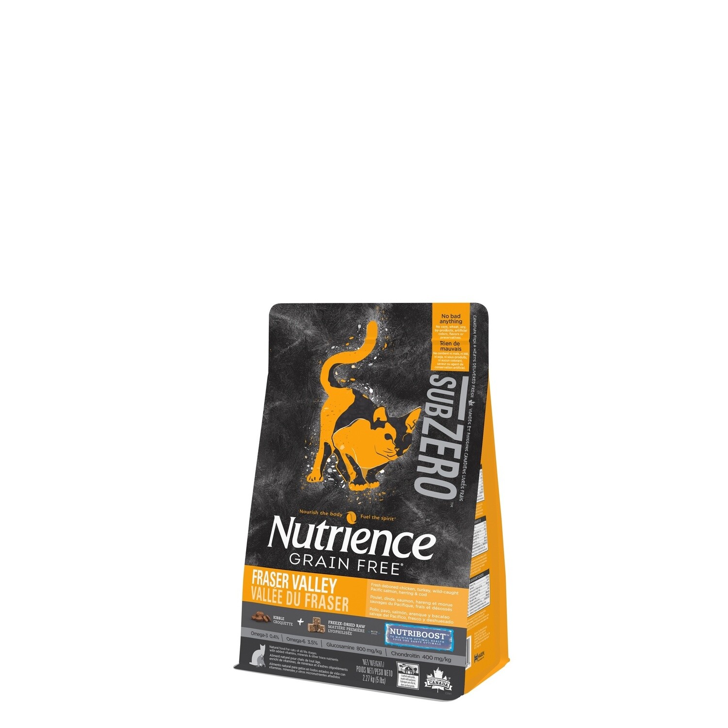 Nutrience Subzero - Chats tous stades de vie / Vallée du fraser, Format: 2.27 kg (5 lb)
