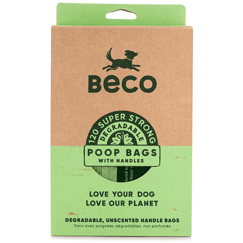 Beco - Sacs dégradables avec poignées / Paquet de 120