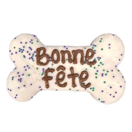 Bosco &amp; Roxy - Biscuit pour chien / Os Bonne Fête (6 po)