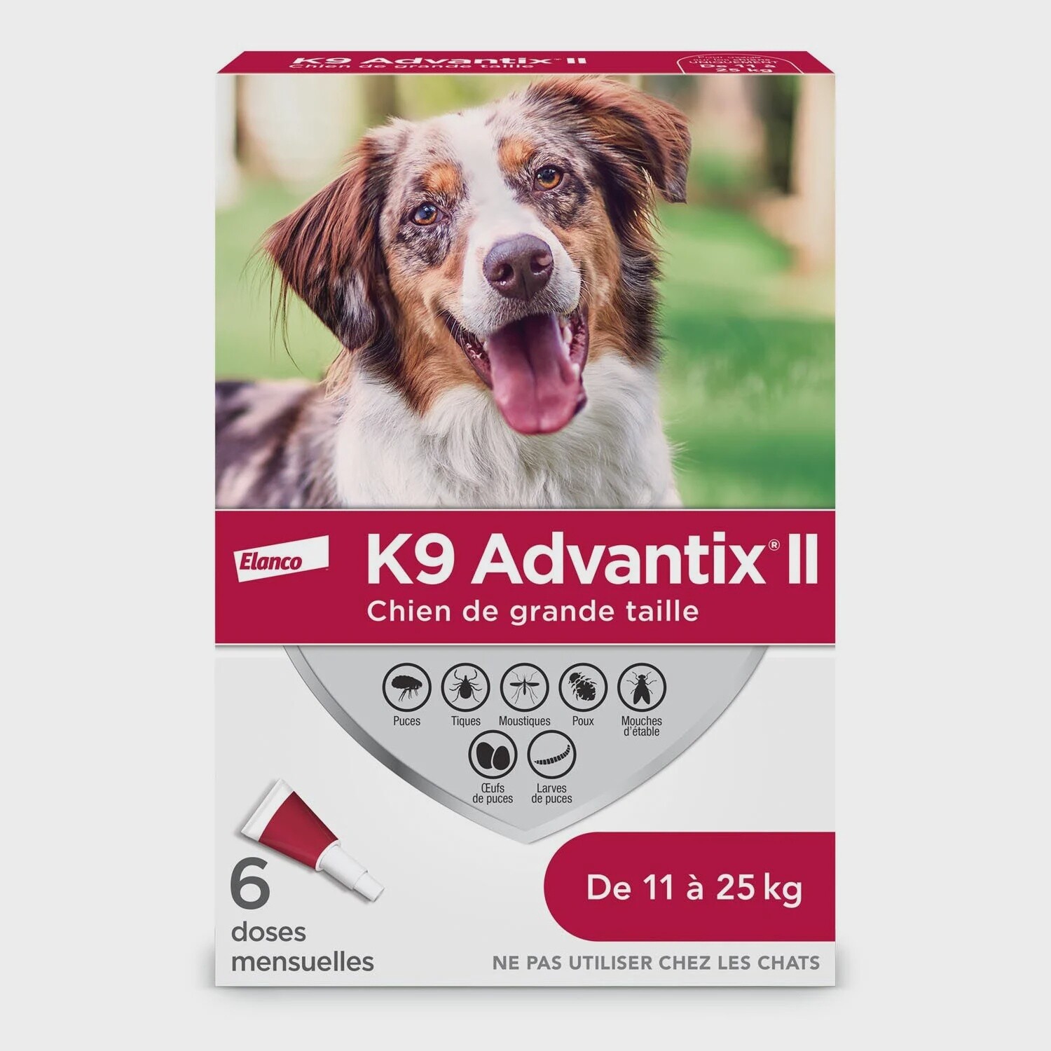 K9 Advantix II - Chiens de 11 à 25kg