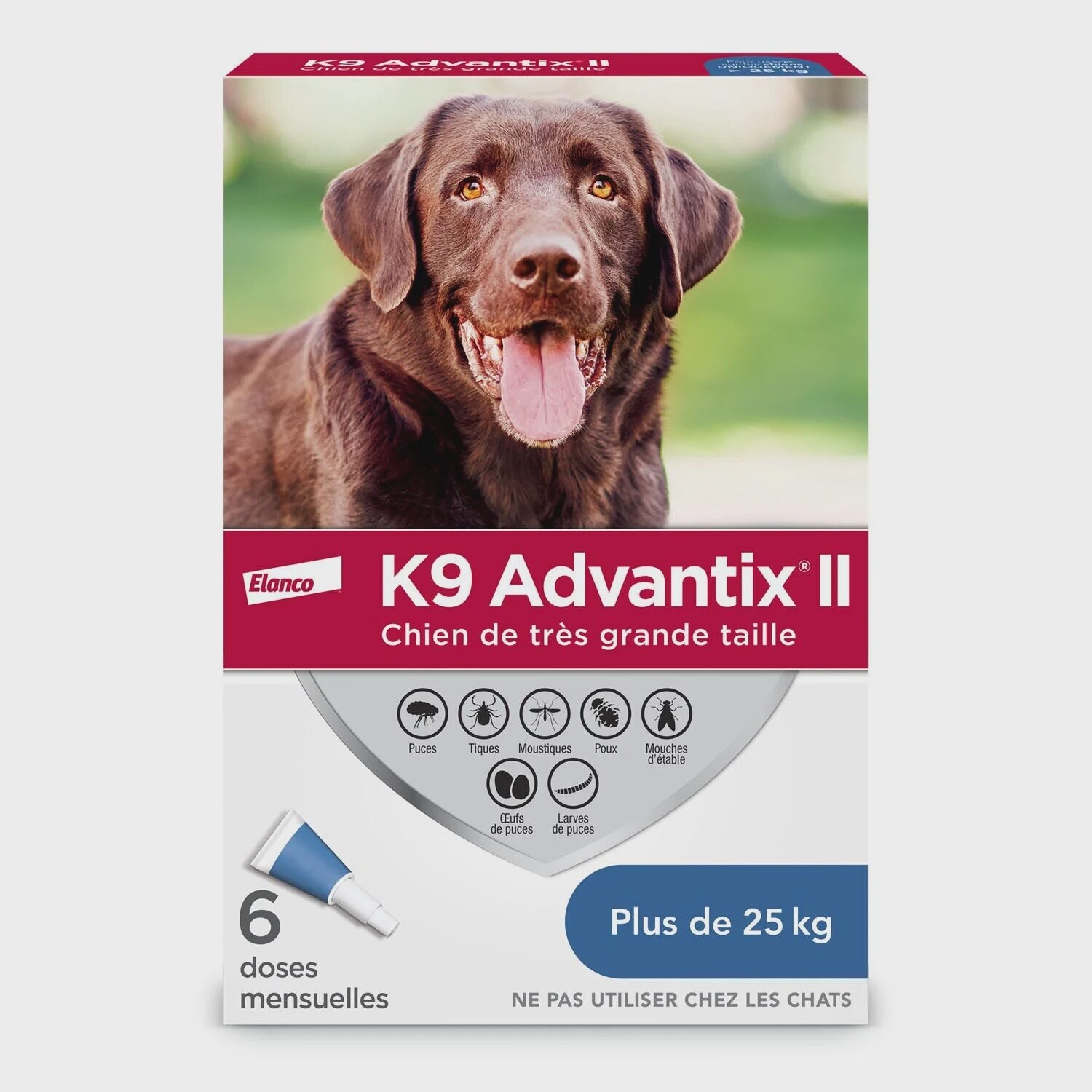 K9 Advantix II - Chiens de 25 kg et plus