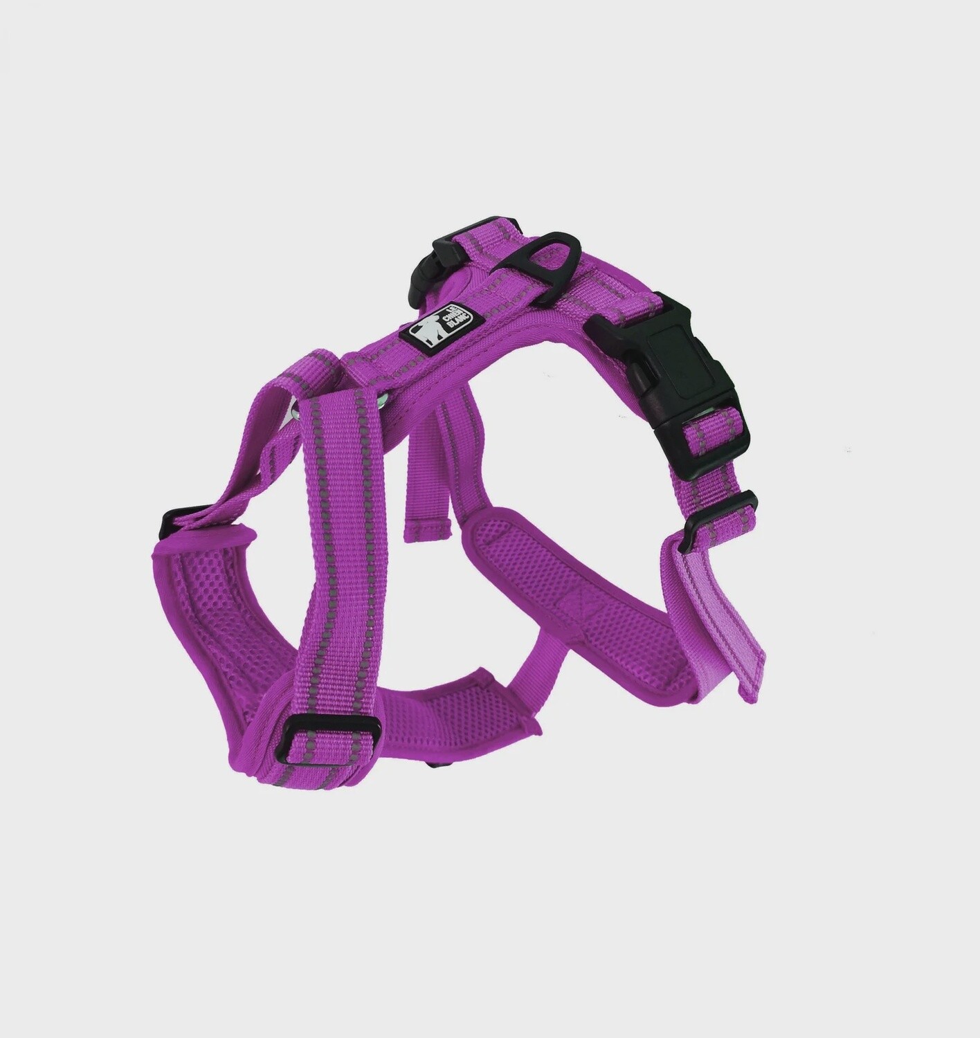 Le Chien Blanc harnais CHARLIE - MAUVE / XL