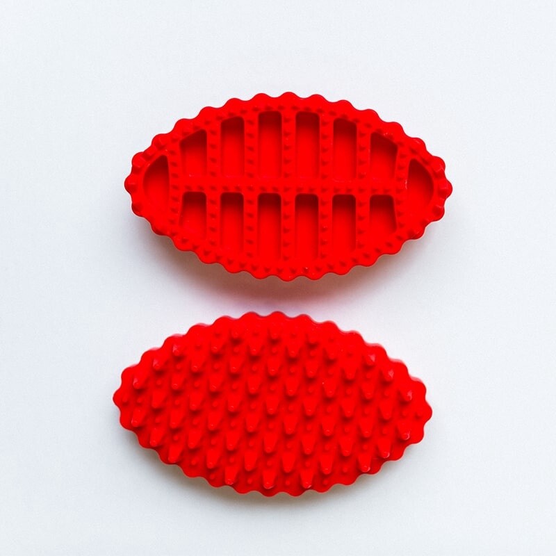 Petits lapins d&#39;amour - Brosse en caoutchouc