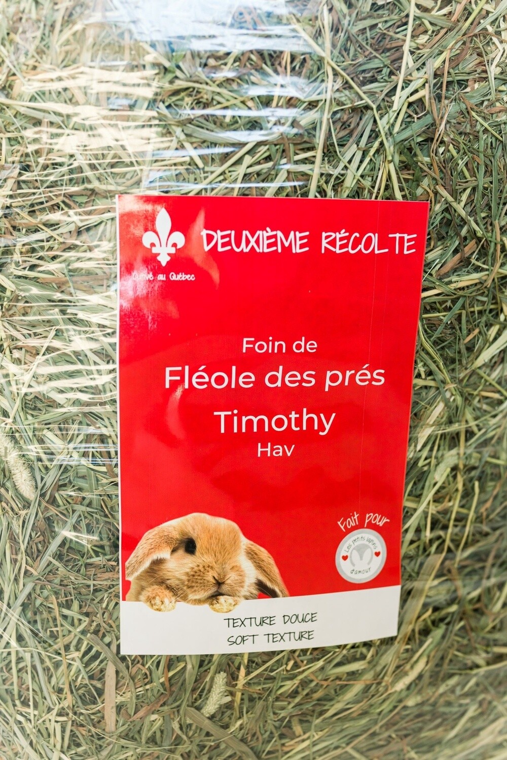 Petits lapins d&#39;amours - Foin fléole des prés 2e coupe / 37oz