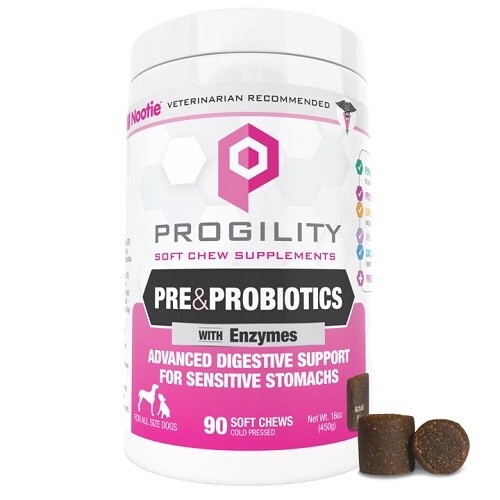 Progility - Soutien digestif / Pré&amp;Probiotiques avec enzymes - 90 un.