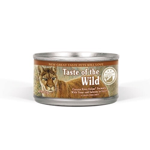 Taste of the Wild - Conserve pour chats / 156g, Saveur: Canyon River/Truite et saumon