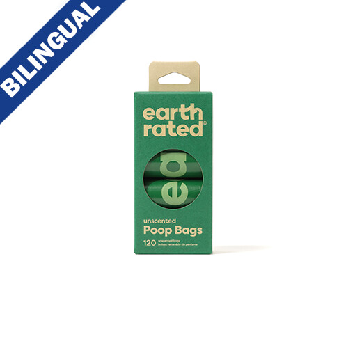 Earth Rated - Sac à crotte / 120 rouleaux