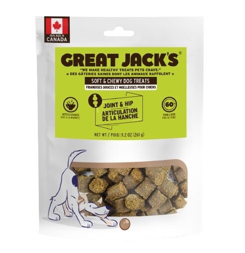 Great Jack&#39;s - Gâteries tendre pour chien / Articulation - 9.2 oz