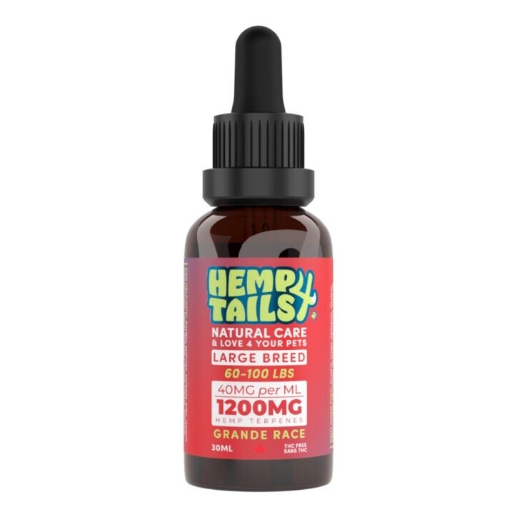 Hemp4Tails - Huile de chanvre - Chiens de grande race / 30ml - 1200mg