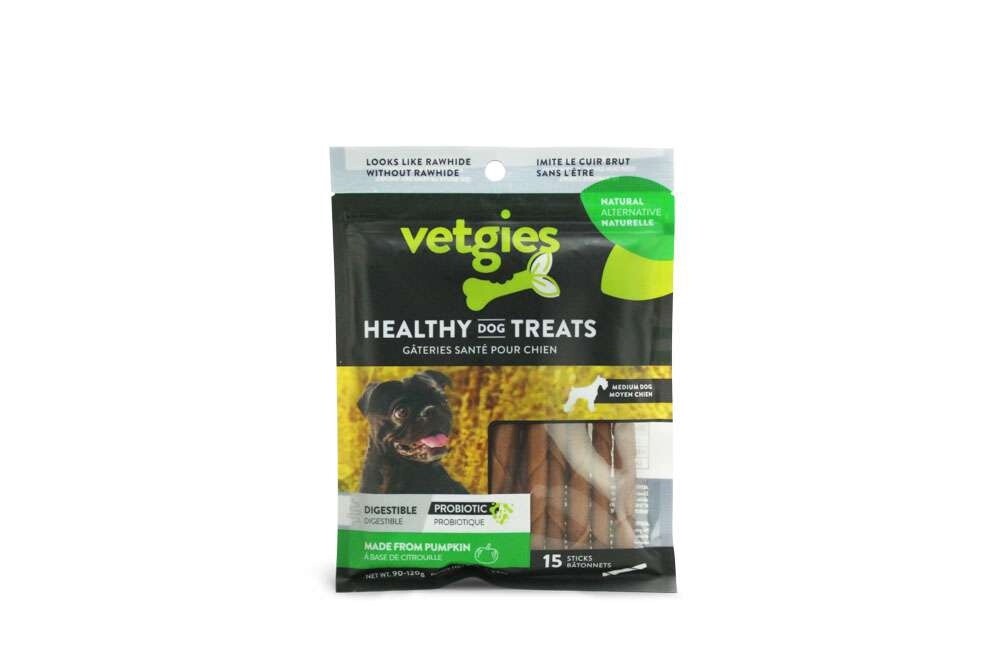 Vetgies bâtonnets à base de citrouille - Petits/Paquet de 15