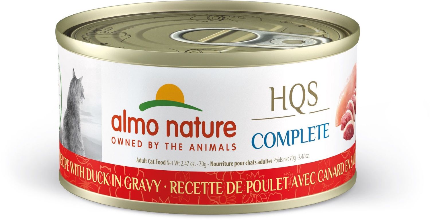 Almo Nature HQS Complete - Conserve pour chat/Poulet &amp; canard