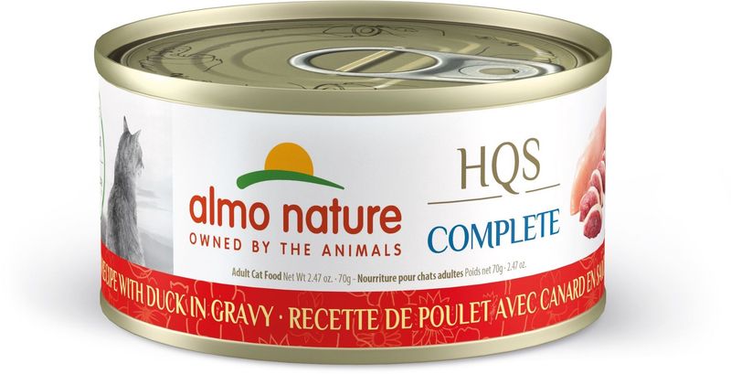 Almo Nature HQS Complete - Conserve pour chat/Poulet &amp; canard