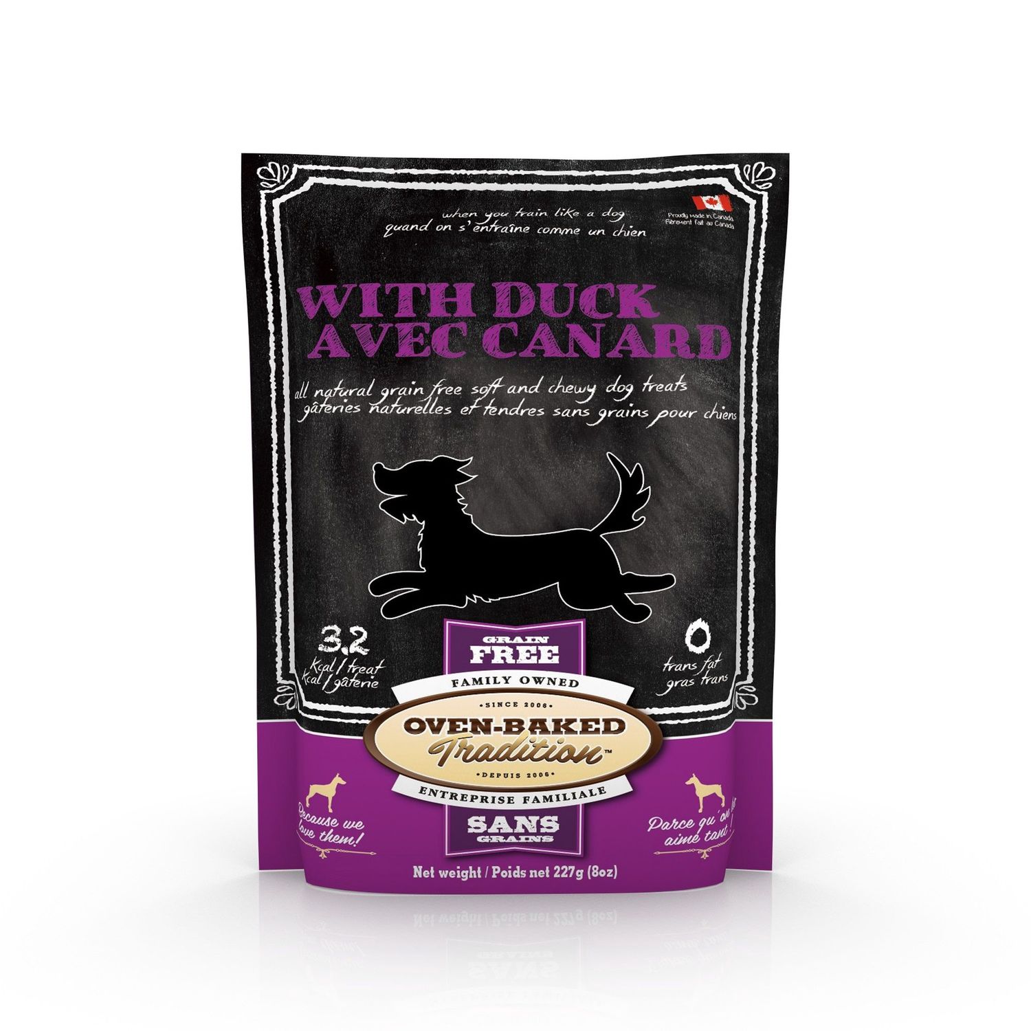 OBT - Gâteries tendres pour chiens/Canard sans grain - 8oz