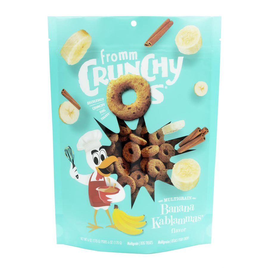 Crunchy O&#39;s - Gâterie croquante pour chien/Banane, Format: 6oz