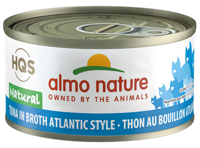 Almo Nature HQS Natural - Conserve pour chats/Thon au bouillon - 70g