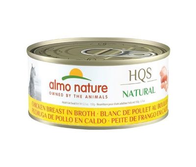 Almo Nature HQS Natural - Conserve pour chats/Blanc de poulet au bouillon - 70g