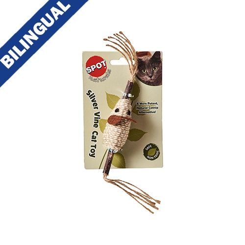 Spot - Jouet pour chat/Corde &amp; bâton de vigne argenté - Forme assortie