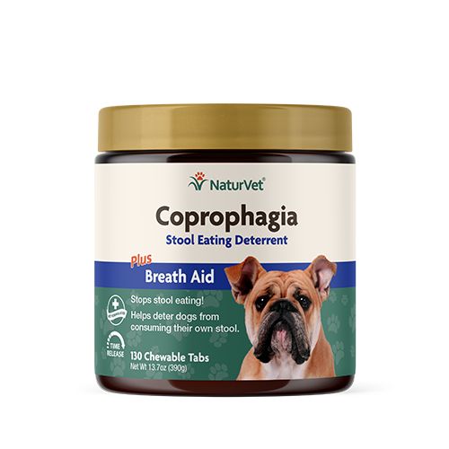 NaturVet - Comprimés à croquer anti-Coprophagie/130 un.