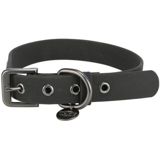 CityStyle - Collier en pvc pour chiens / Noir - 50-57cm
