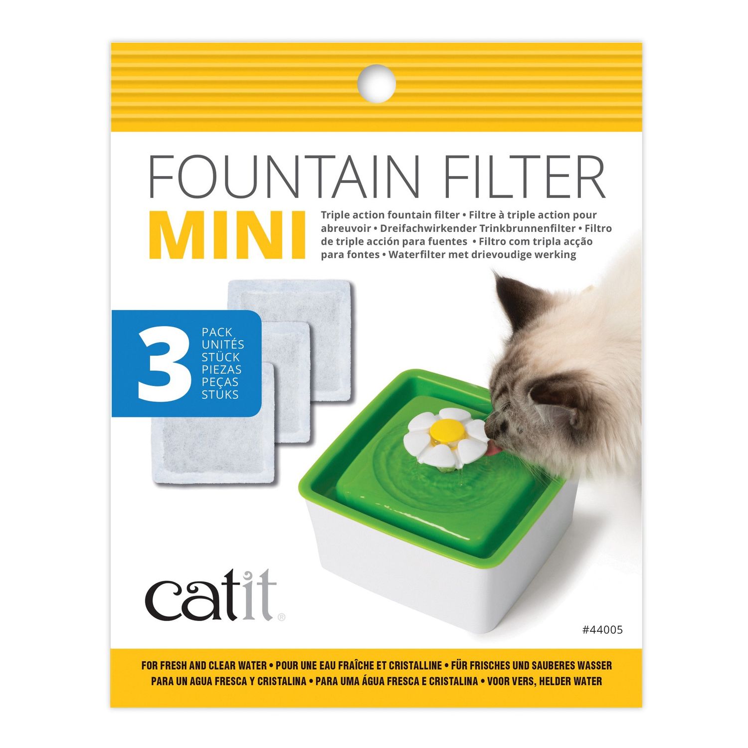 Catit - Filtre double action pour abreuvoir mini / 3pqt