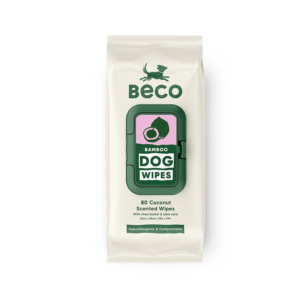 Beco - Lingette nettoyante parfumé / Noix de coco - 80 lingettes