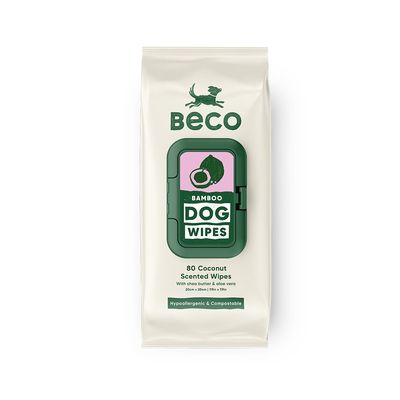 Beco - Lingette nettoyante parfumé / Noix de coco - 80 lingettes