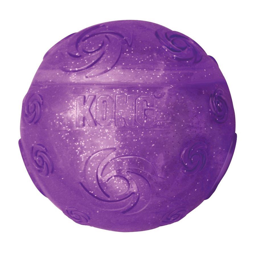 Kong - Squeezz crackle Balle, Taille: M