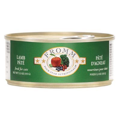 Fromm Four Star - Conserve pour chats / Pâté d&#39;agneau - 5.5oz