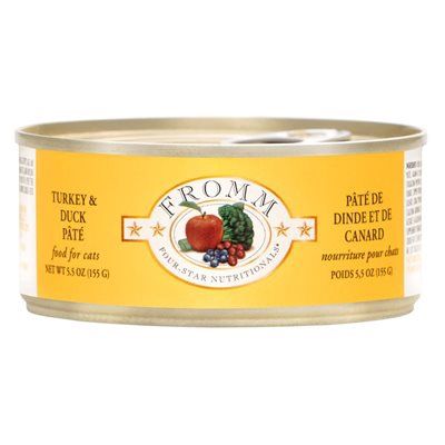 Fromm Four Star - Conserve pour chats / Pâté de dinde &amp; canard - 5.5oz