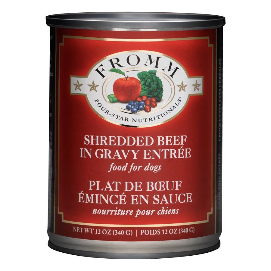 Fromm Four Star - Conserve pour chien / Plat de bœuf en sauce - 12oz