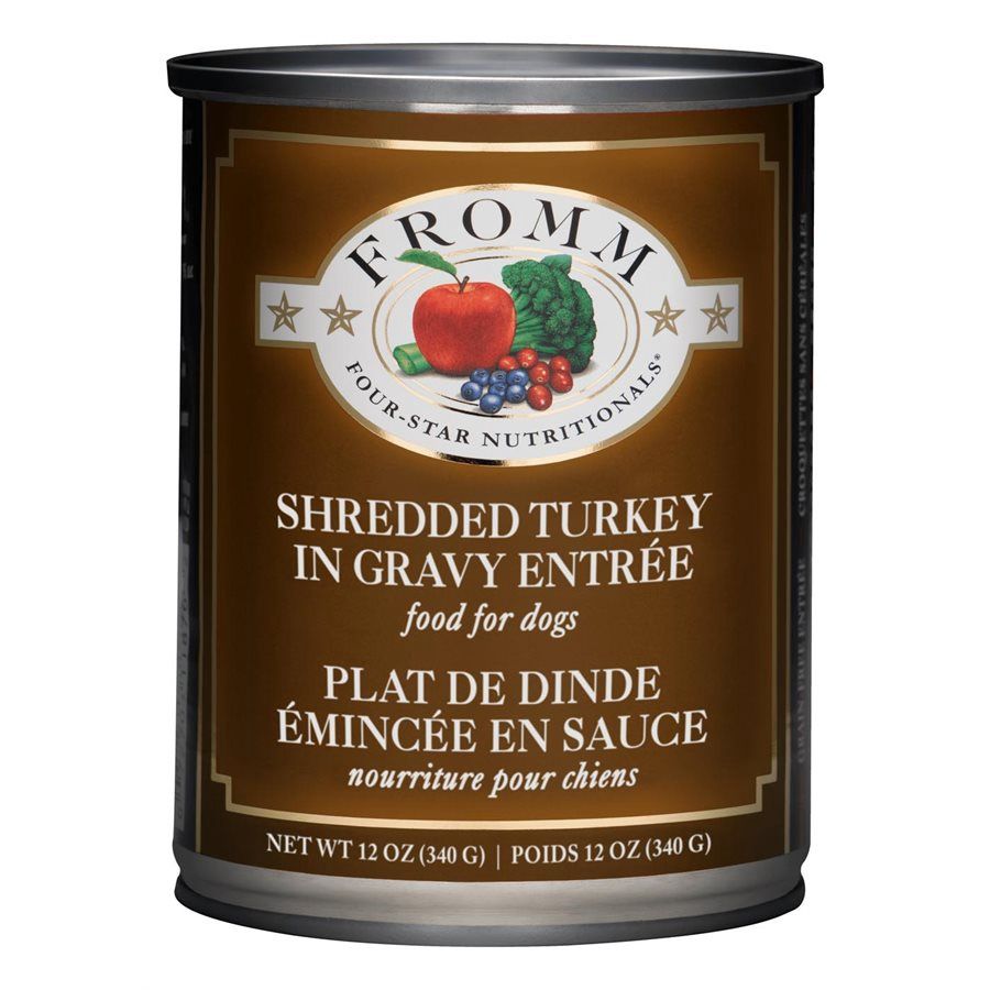 Fromm Four Star - Conserve pour chiens / Plat de dinde en sauce - 12oz