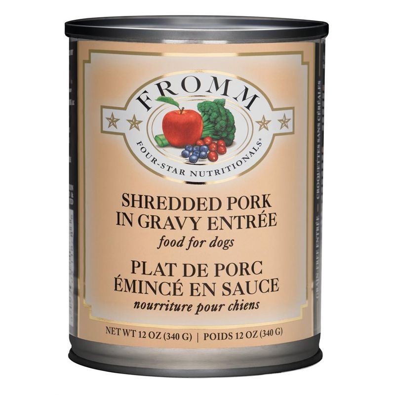 Fromm Four Star - Conserve pour chiens / Plat de porc en sauce - 12oz