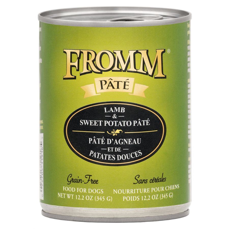 Fromm Four Star - Conserve pour chiens / Pâté d&#39;agneau &amp; patates douces - 12oz
