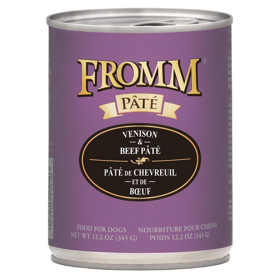 Fromm Four Star - Conserve pour chiens / Pâté de boeuf &amp; chevreuil - 12oz