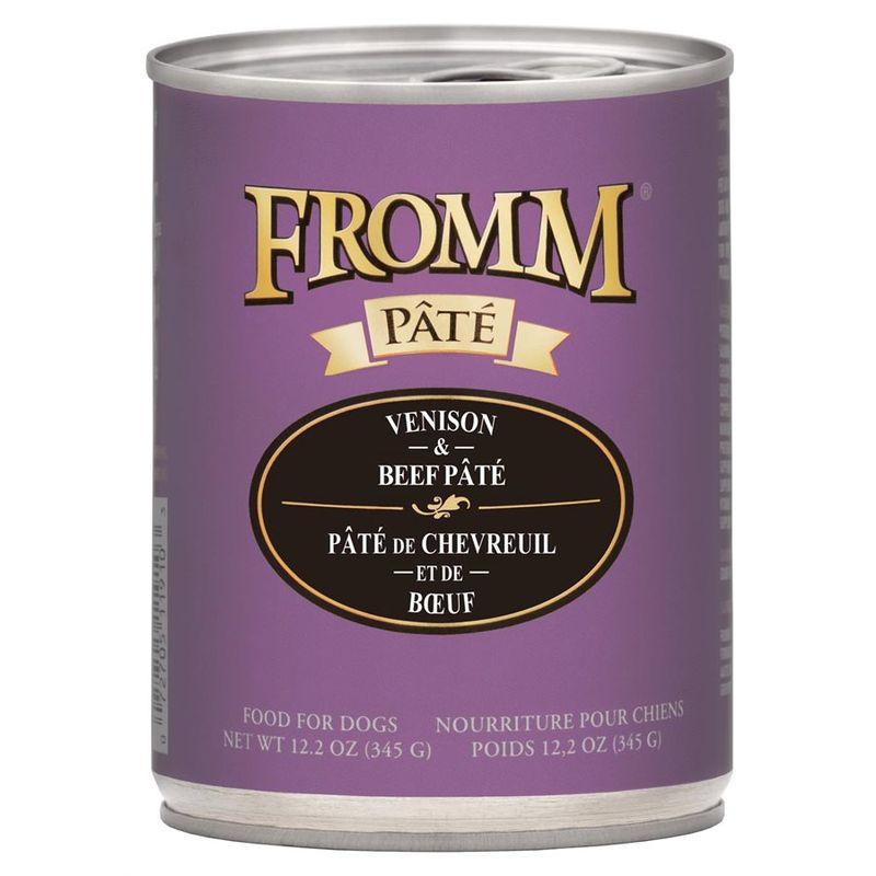 Fromm Four Star - Conserve pour chiens / Pâté de boeuf &amp; chevreuil - 12oz