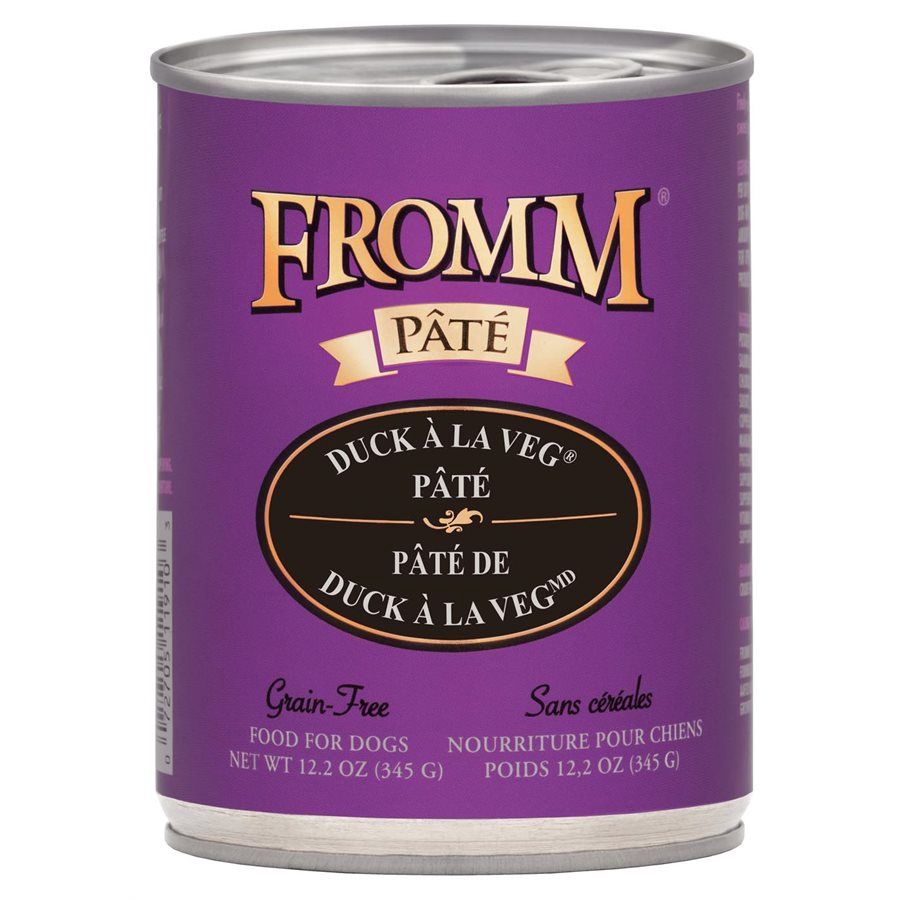 Fromm Four Star - Conserve pour chiens / Pâté de canard sans grains - 12oz