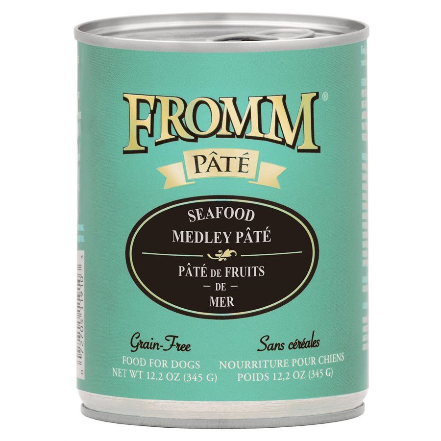 Fromm Four Star - Conserve pour chiens / Pâté de fruits de mer sans grains - 12oz