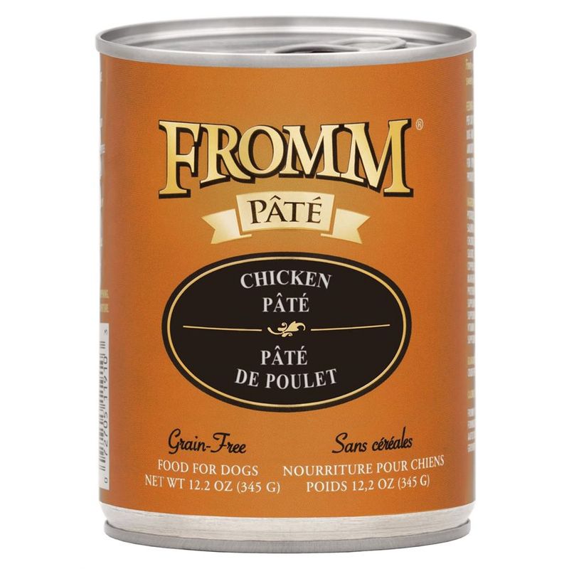Fromm Four Star - conserve pour chiens / Pâté de poulet sans grain - 12oz
