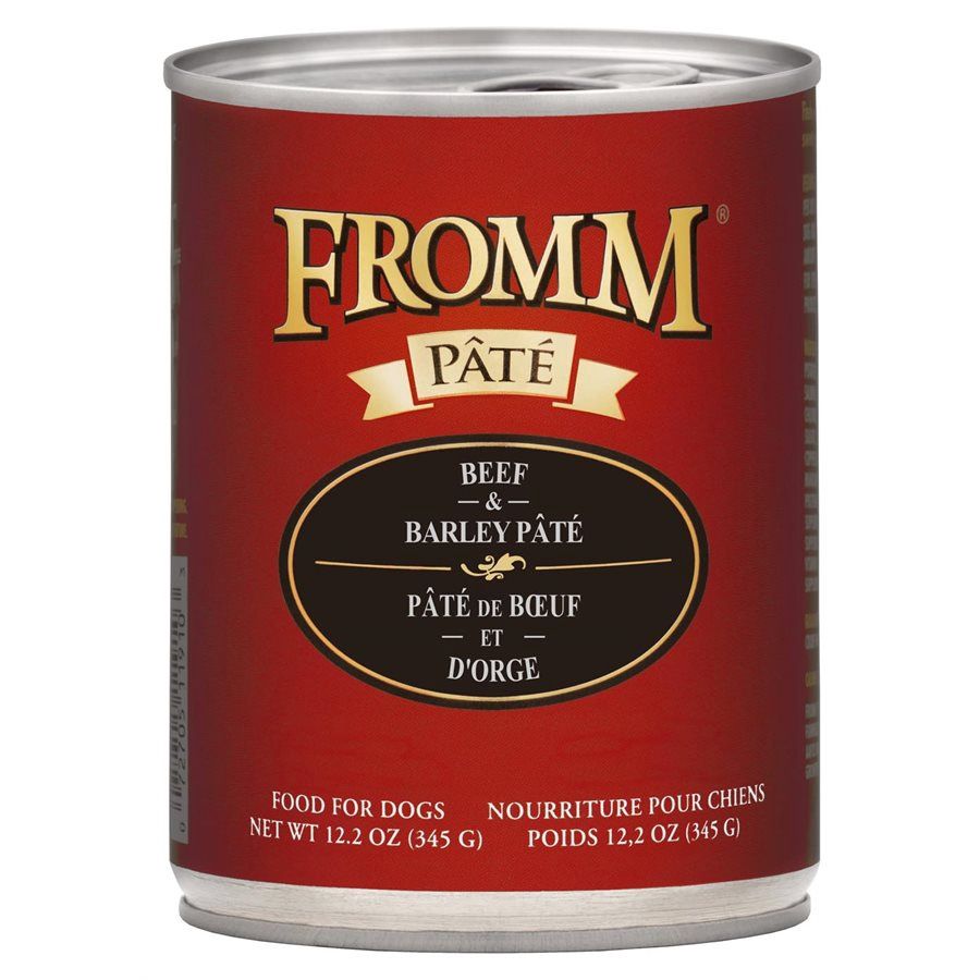 Fromm Four Star - Conserve pour chiens / Pâté de boeuf &amp; orge - 12oz