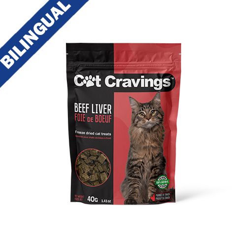 Cat Cravings - Gâterie de foie de boeuf séchée à froid - 40g